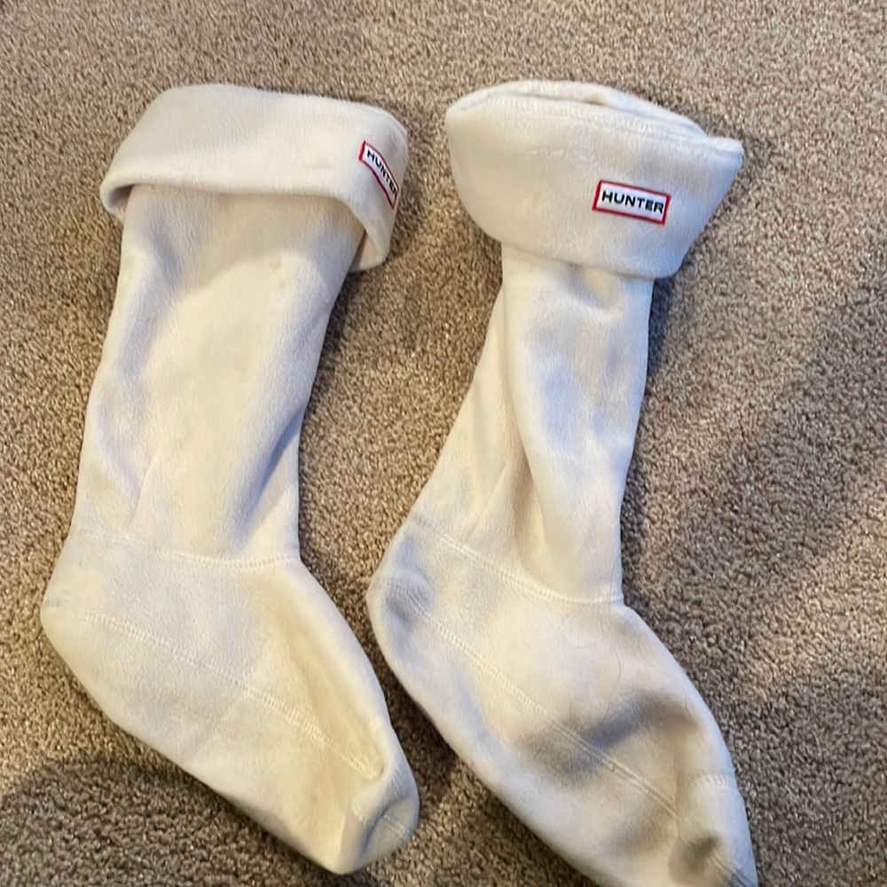 Hunter boot fleece liners size M